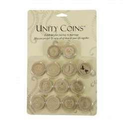 The Wedding Library Arrhae Unity Coins In Blister Pack (Silver) Arrhaes & Unity Coins