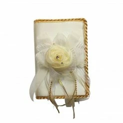 The Wedding Library Bible Lovely White With Gold Bibles