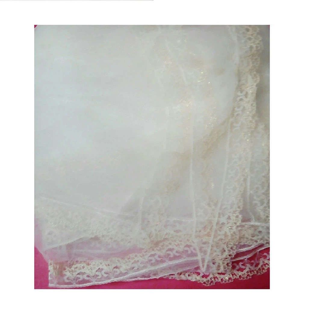 The Wedding Library Bridal Veil Two Layered With Lining Metallic Gold 1 The Wedding Library Bridal Veil Two Layered With Lining Metallic Gold