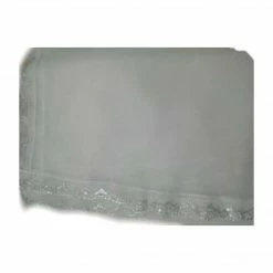 The Wedding Library Bridal Veils Bridal Veil Two Layered With Lining Metallic Silver