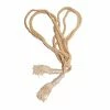 The Wedding Library Cord Braided, Big Tassle With Metallic Accent Ecru Gold