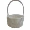 The Wedding Library Flower Girl Basket Pearl (White)