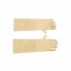 The Wedding Library Bridal Gloves Gloves M Spandex With Finger Design Plain 1 (Ecru)