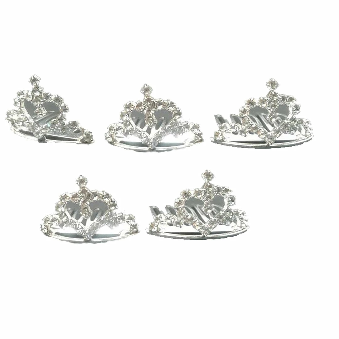 The Wedding Library Hair Accessory Mini Tiara 5's 1 The Wedding Library Hair Accessory Mini Tiara 5's
