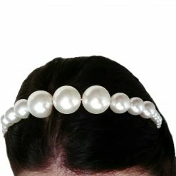 The Wedding Library Bridal Hair Accessories Hair Accessory Pearl Headband (Off White)