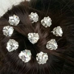 The Wedding Library Hair Studs Big Diamond 10's