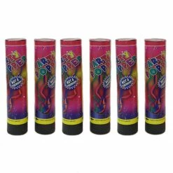 The Wedding Library Poppers, Wedding Sprays, And Colored Smoke Wedding Poppers 21cm Set Of 6