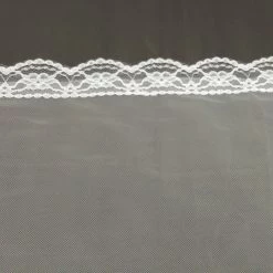 The Wedding Library Secondary Veil Soft Tulle Assorted Design (White)