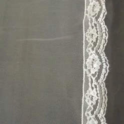 The Wedding Library Secondary Sponsor Veils Secondary Veil Plain Soft Tulle (Ecru)