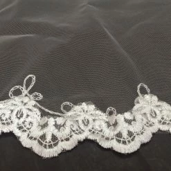 The Wedding Library Bridal Veil Filipiniana Round (White)