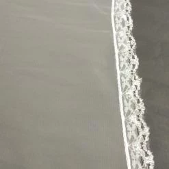 The Wedding Library Bridal Veil 03 Ecru W/ Metallic Gold Accent