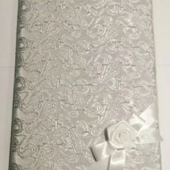 The Wedding Library Marriage Contract Folder Design (Silver)