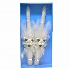 The Wedding Library Lighting Candle Set Princess (White Silver)