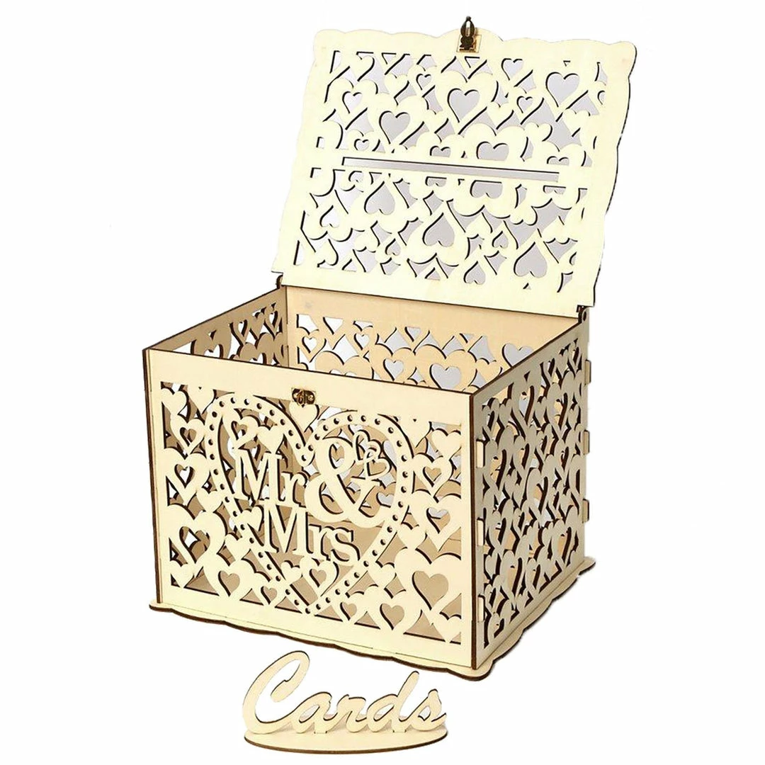 The Wedding Library Money Bags, Money Boxes, & Money Wells Money Box Rustic Mr & Mrs Hearts 2 The Wedding Library Money Bags, Money Boxes, & Money Wells Money Box Rustic Mr & Mrs Hearts