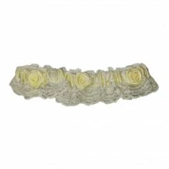 The Wedding Library Wedding Garter Mini Lace (Ecru)
