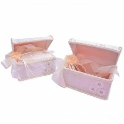 The Wedding Library Pillow Set Chest (Ecru)