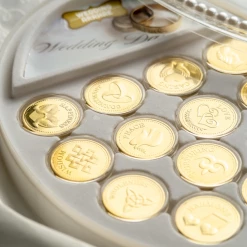 Arrhaes & Unity Coins Arrhae The Wedding Library Wedding Arrhae Coins (Gold)