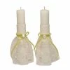 The Wedding Library Secondary Candle Set Lace (Ecru)