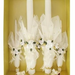 The Wedding Library Secondary Sponsor Candles Secondary Candle Set Princess (Gold)