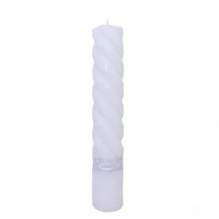 The Wedding Library Unity Candles Unity Candle Spiral Metallic Line (Silver)