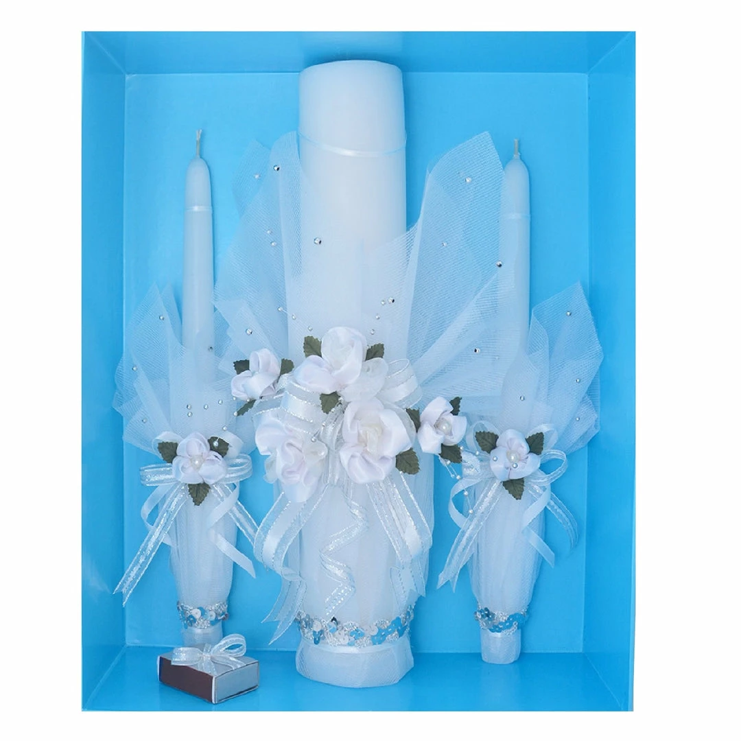 The Wedding Library Unity Candle Set Princess (Silver) Unity Candles 1 The Wedding Library Unity Candle Set Princess (Silver) Unity Candles