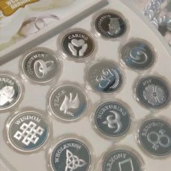 Arrhaes & Unity Coins Arrhae The Wedding Library Wedding Arrhae Coins (Silver)