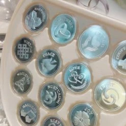 Arrhaes & Unity Coins Arrhae The Wedding Library Wedding Arrhae Coins (Silver) 6 Arrhaes & Unity Coins Arrhae The Wedding Library Wedding Arrhae Coins (Silver)